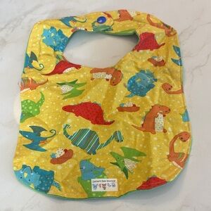 Colorful Dinosaur Print Baby Bib